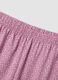 Pink pure organic cotton crew-neck pyjamas for girls_3
