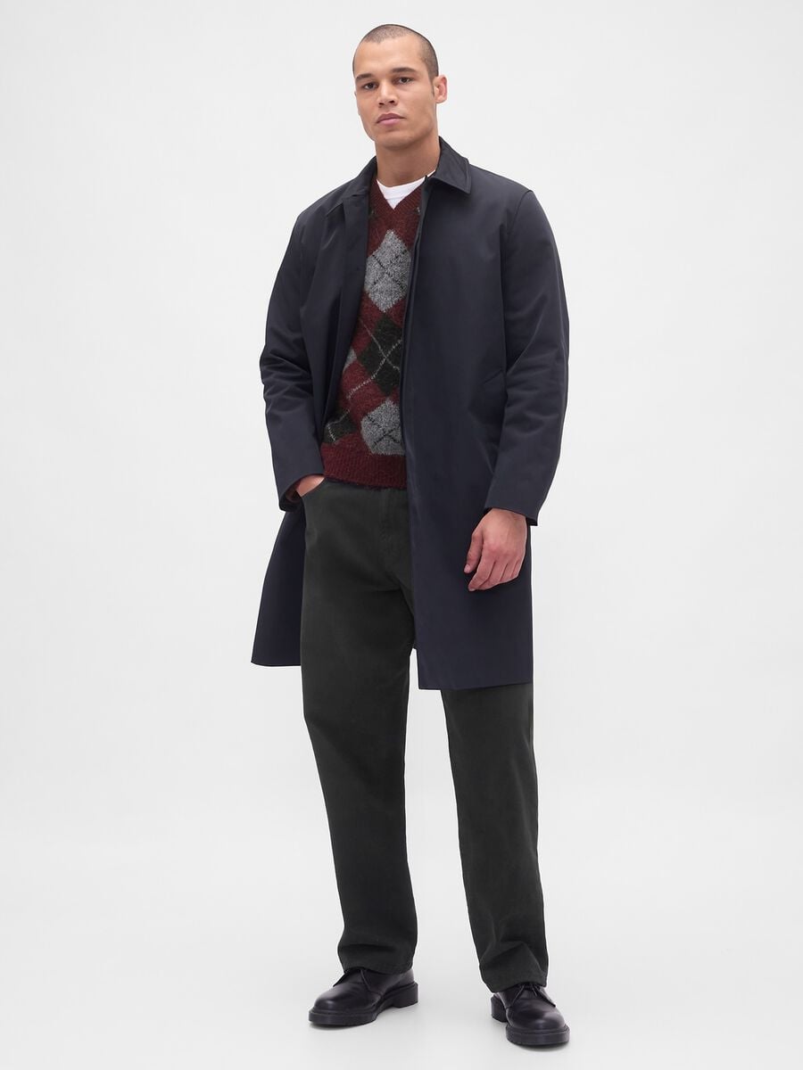 Multicolour pullover in stretch fabric with tartan pattern_2