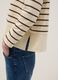 Multicolour striped stretch cotton blend sweater regular fit_3