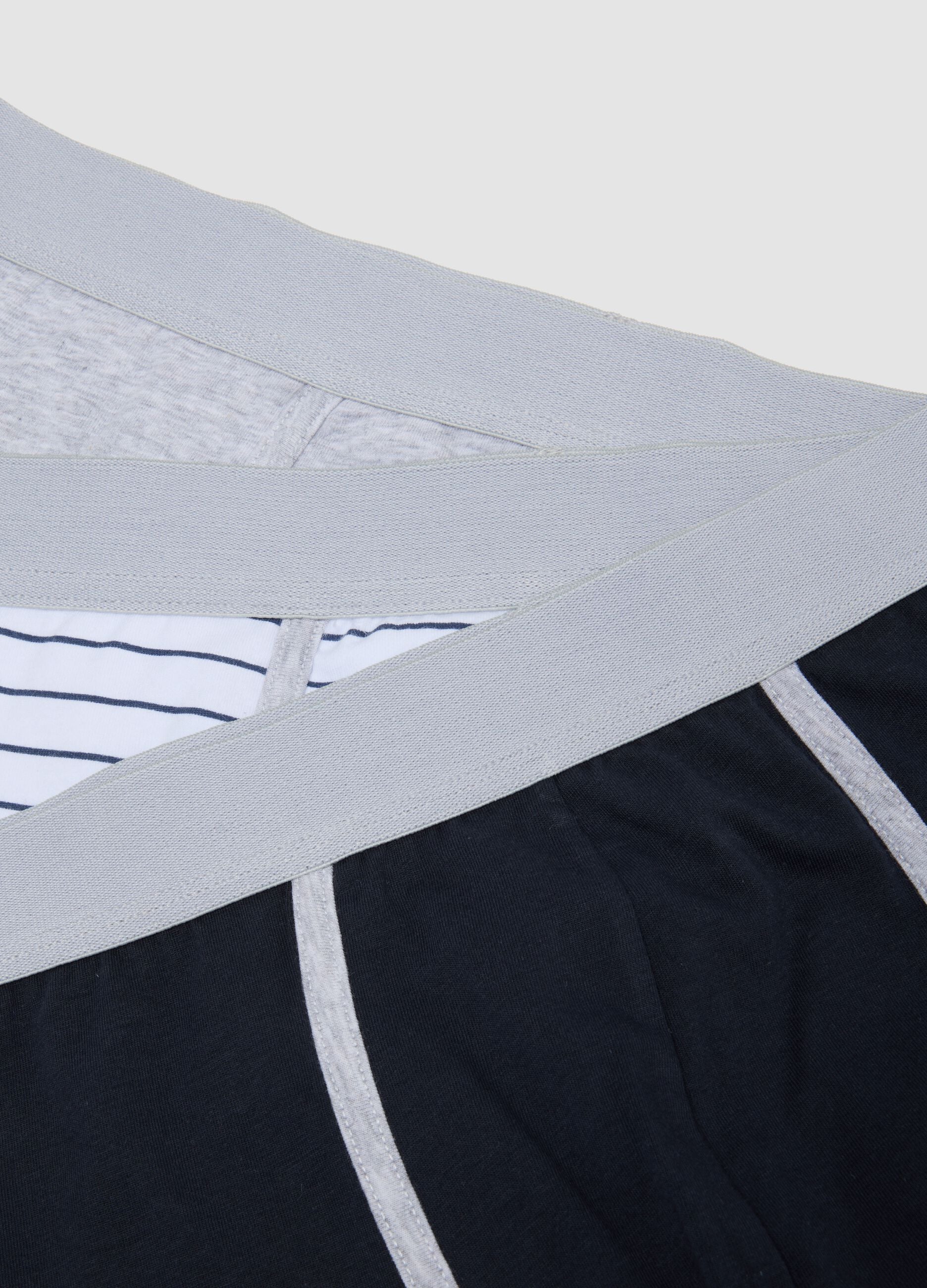 Multicolour 3-pack of stretch organic cotton boxers