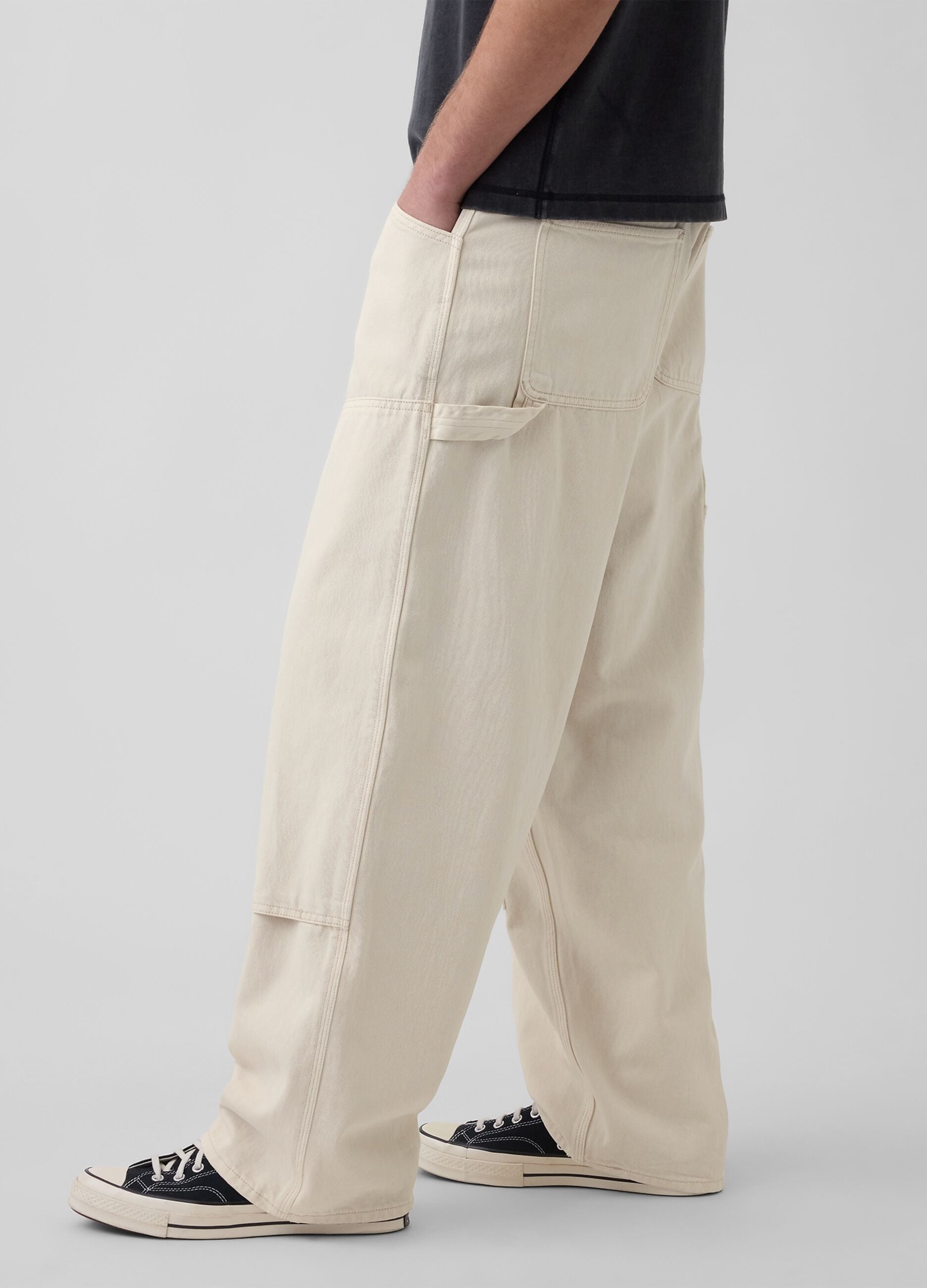 Pure cotton cargo trousers