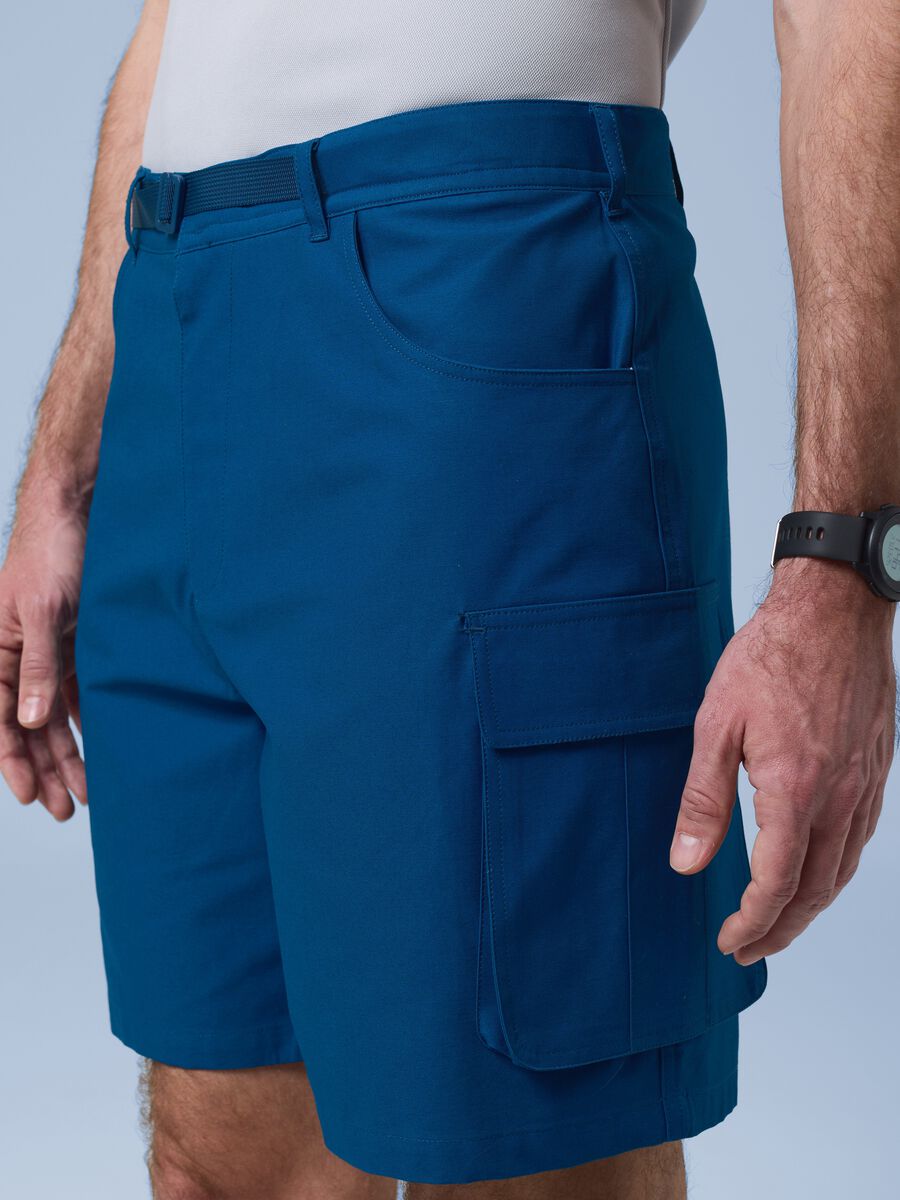Bermuda cargo blu in puro cotone ALTAVIA SAILING_3