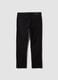 Black regular-fit jeans in a cotton, lyocell and viscose blend_6