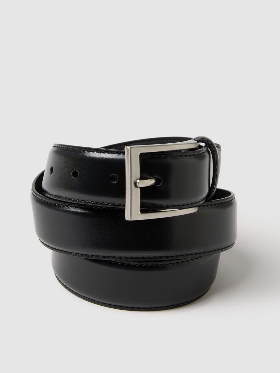 Cintura in vera pelle nera_2