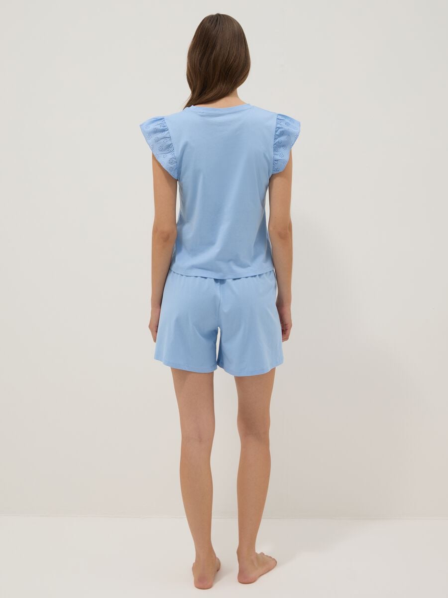Light blue organic cotton pyjamas_2