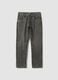 Grey regular-fit jeans in a cotton, lyocell and viscose blend_0