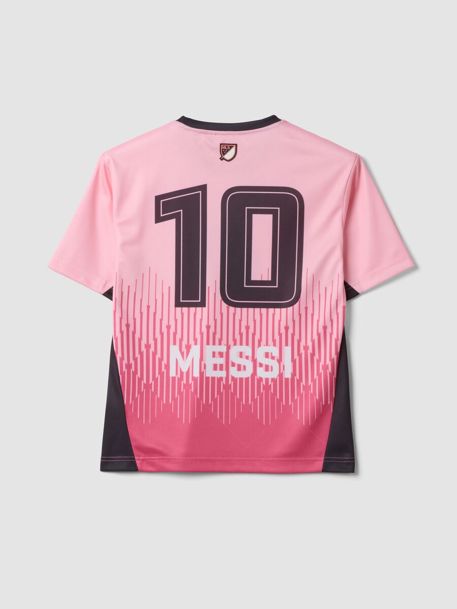 T-shirt rosa a maniche corte con stampa grafica regular fit_4