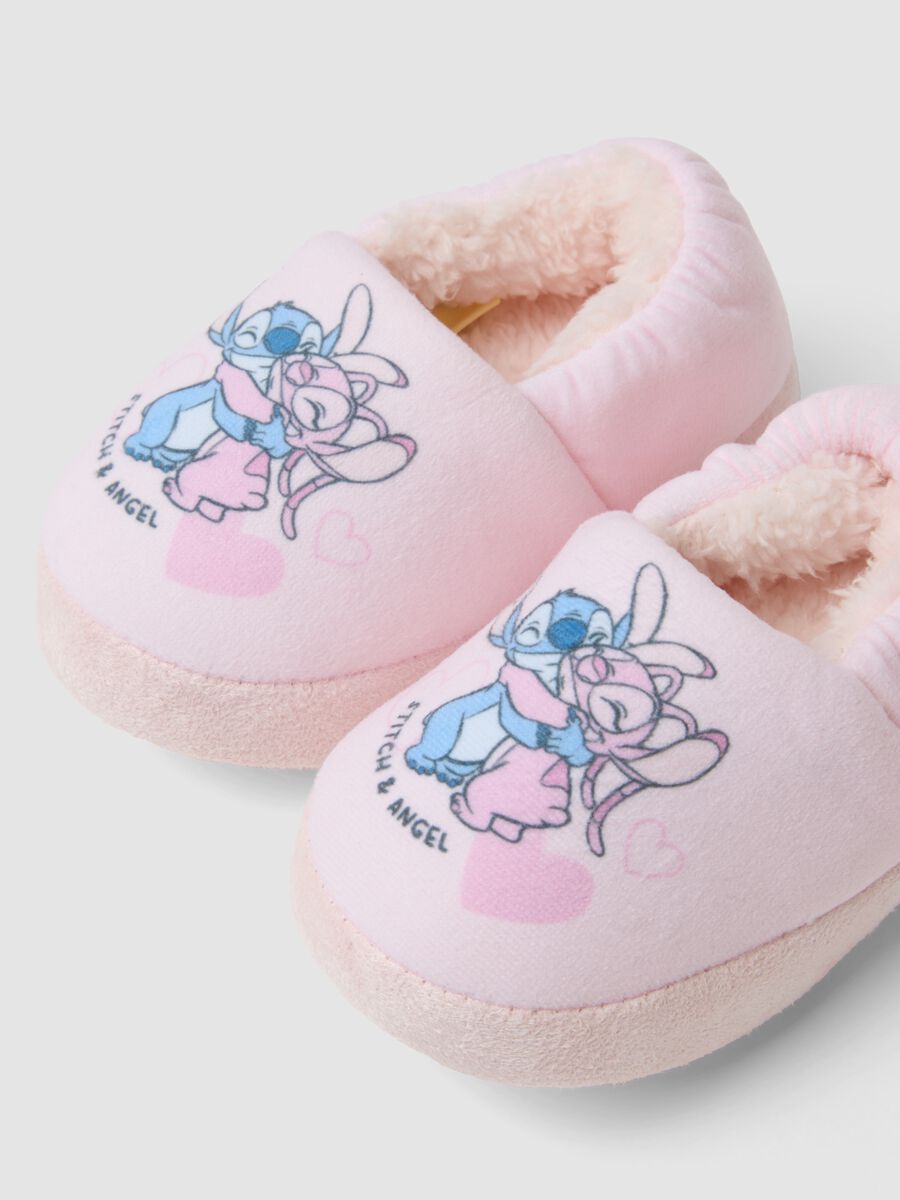 Pantofole rosa con stampa Lilo e Stitch per bambina e ragazza_1