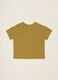 Green baby linen and cotton blend T-shirt, regular fit_2