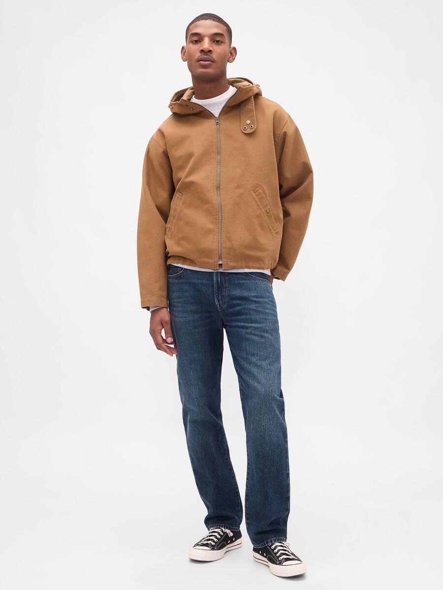 Regular Blue Denim Trousers_0