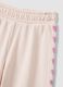 Pink cotton-blend jogger set with Lilo & Stitch prints for girls_3