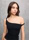 Black Asymmetric Tank Top_2