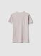 T-shirt in puro cotone beige da ragazzo regular fit con stampa_4