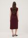 Red midi dress in stretch fabric, slim fit_3