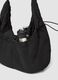 Black shoulder bag with adjustable strap ALTAVIA STUDIO_4
