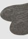 Long grey socks in wool, viscose and stretch cashmere_2
