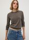 Grey crew-neck wool-blend jumper, regular fit_0