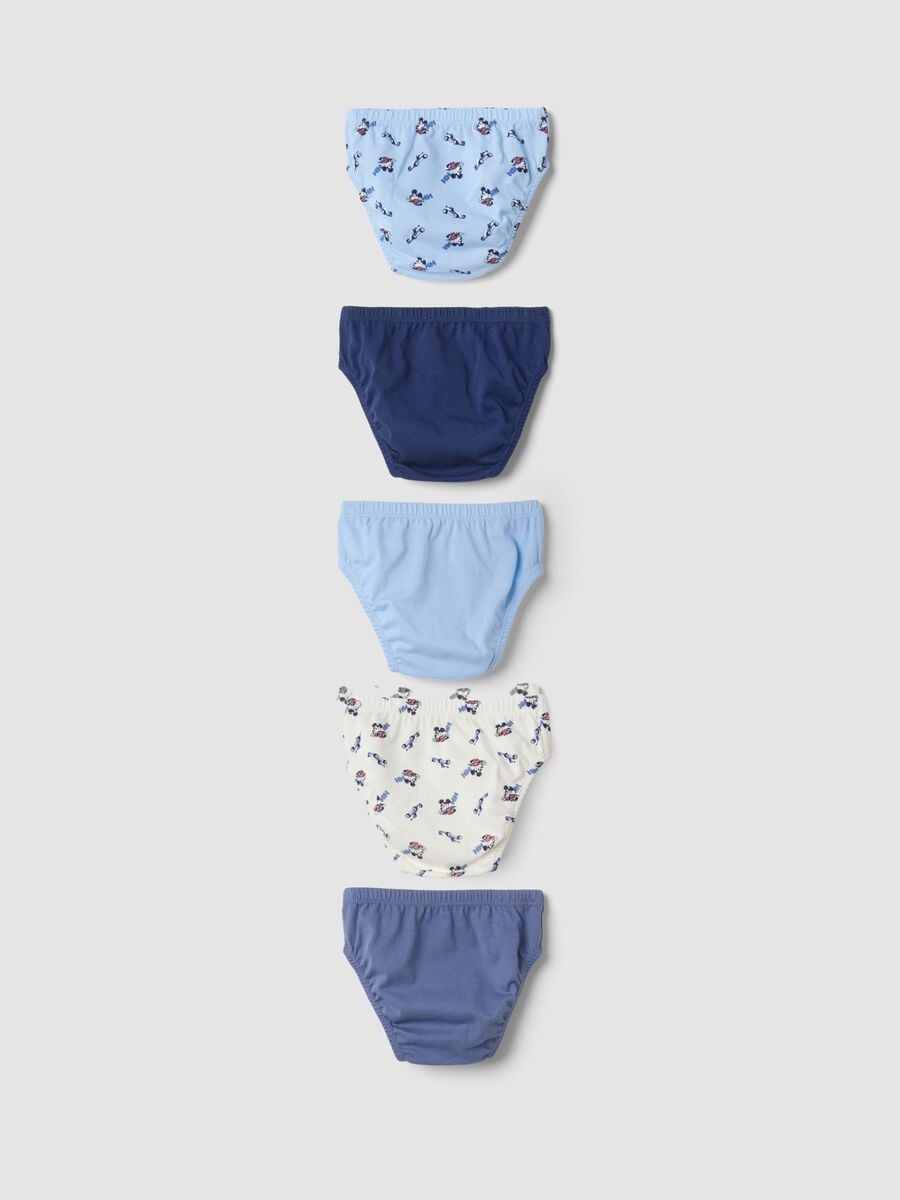 Pack of five pure organic cotton Mickey & Friends briefs_1
