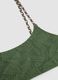 Green stretch bikini with foliage pattern_2