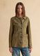 Green genuine leather jacket, regular fit with buttons_1