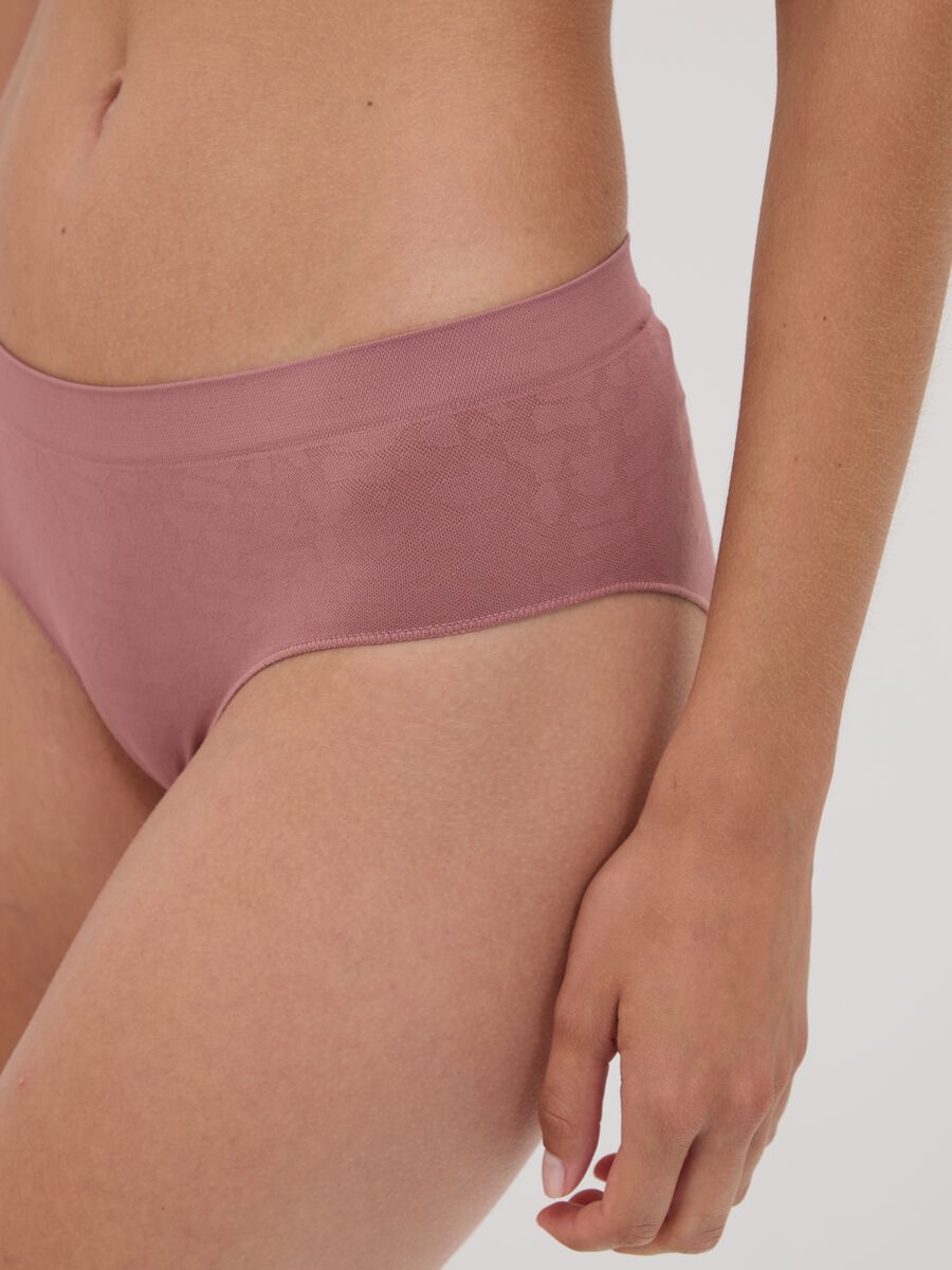 Pink stretch microfibre briefs_3