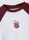 White stretch cotton girls&rsquo; T-shirt with Hogwarts crest_4