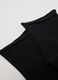 Pack of three black short cotton blend socks with snug fit_2