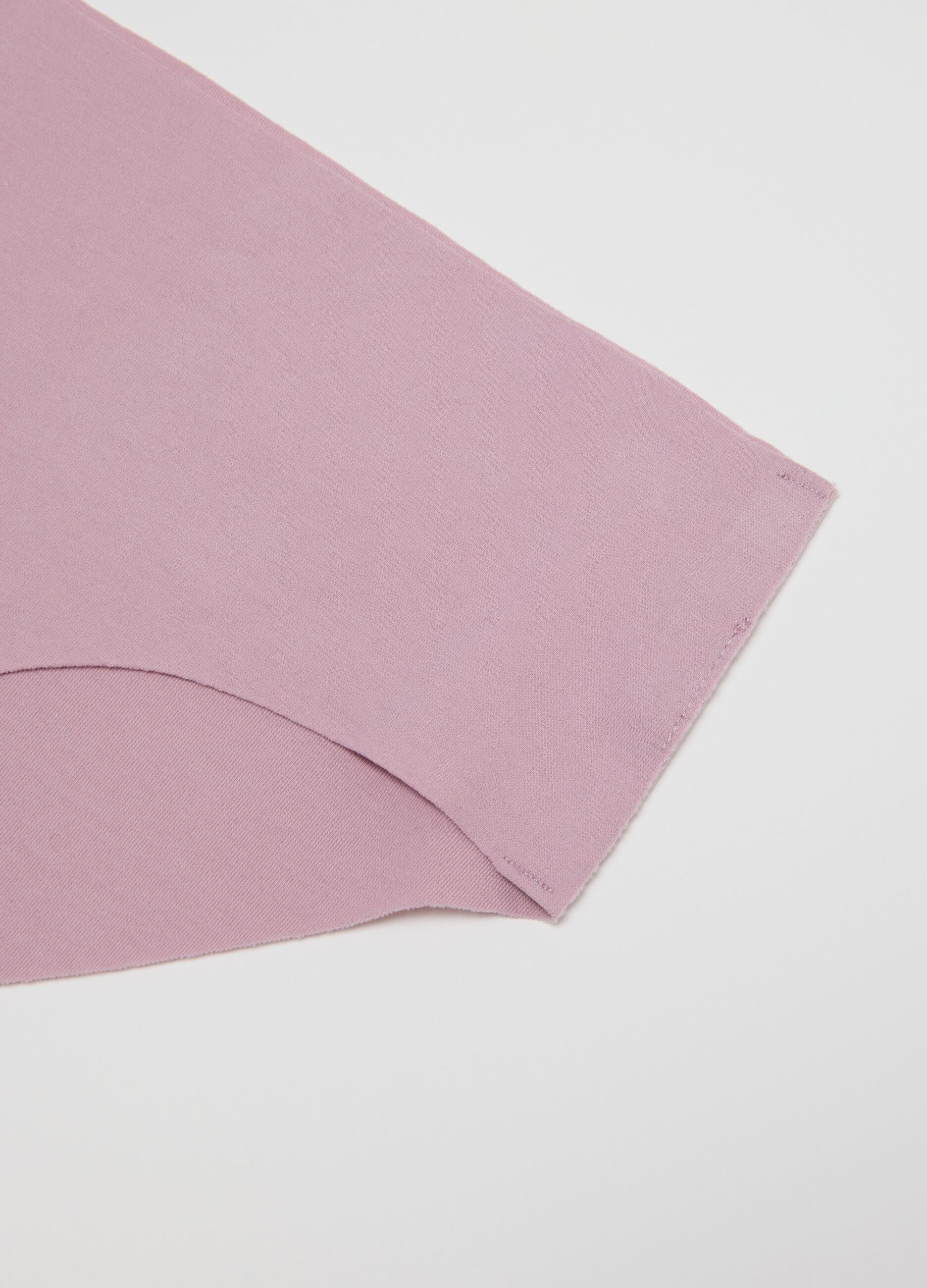Pink Cotton-Stretch Regular Fit Brief