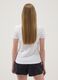 White pure cotton T-shirt with floral print_1