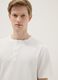 White short sleeve T-shirt regular fit with henley collar_3