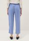 Multicolour striped pure viscose jogger trousers regular fit_2