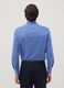 Blue slim-fit shirt with classic collar, easy-iron finish_3