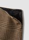 Brown wool-blend check mini skirt_1
