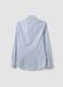 Light blue stretch cotton poplin shirt with cutaway collar_5