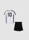 Black and white set with T-shirt and shorts_4
