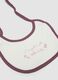2-pack pink and purple Disney organic cotton bibs_1