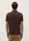 Brown pure cotton regular fit polo_2