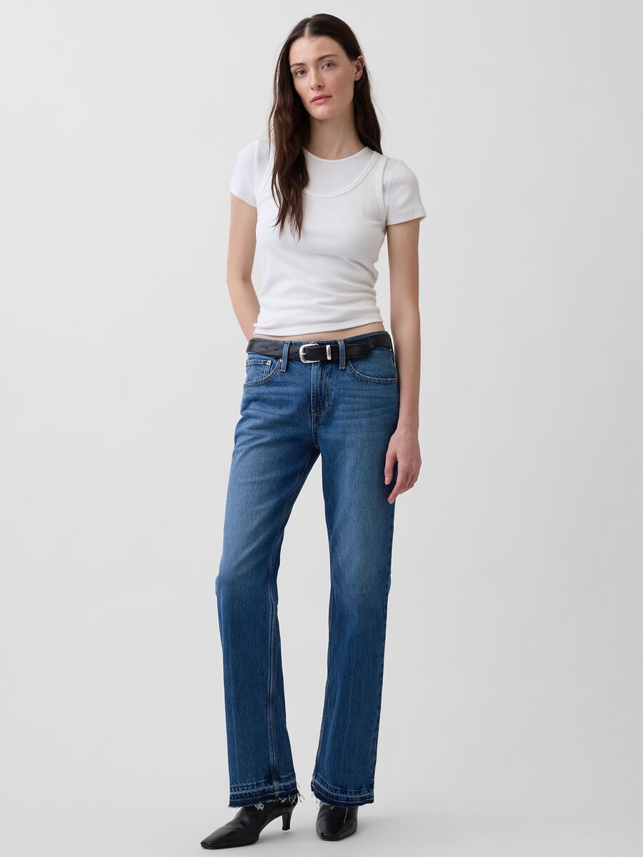 Jeans straight in cotone elasticizzato_4
