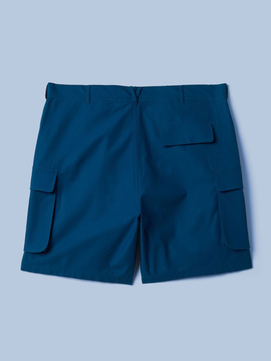 Bermuda cargo blu in puro cotone ALTAVIA SAILING_5