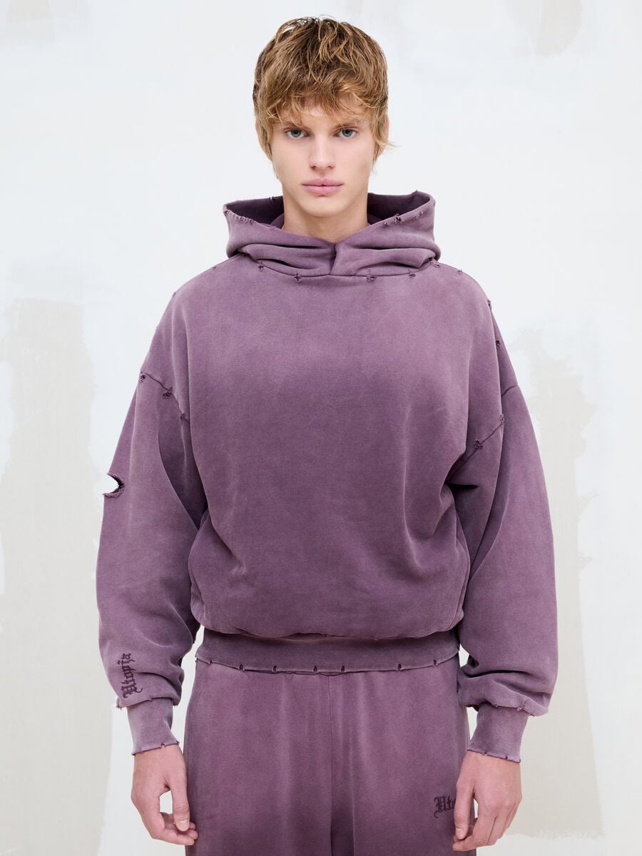 Sun-Faded Burgundy Hoodie_3