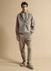Full-zip beige traspirante in tessuto elasticizzato 2 Way Stretch_1