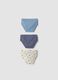 Three-pack of multicolour organic stretch cotton briefs with teddy bear prints_2