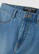 Blue Cotton Blend Flare Fit Jeans_5