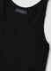 Black viscose-blend glitter tank top, regular fit_5
