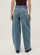 Pure Cotton Blue Regular Fit Skater Jeans_2