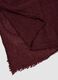 Red wool-blend scarf with fringed edges_2
