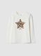 White stretch organic cotton crew-neck T-shirt_0
