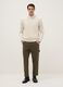 Slim Fit Green Stretch Cotton Chino Trousers_0