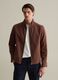 Full-zip bomber jacket in cotton and linen_0