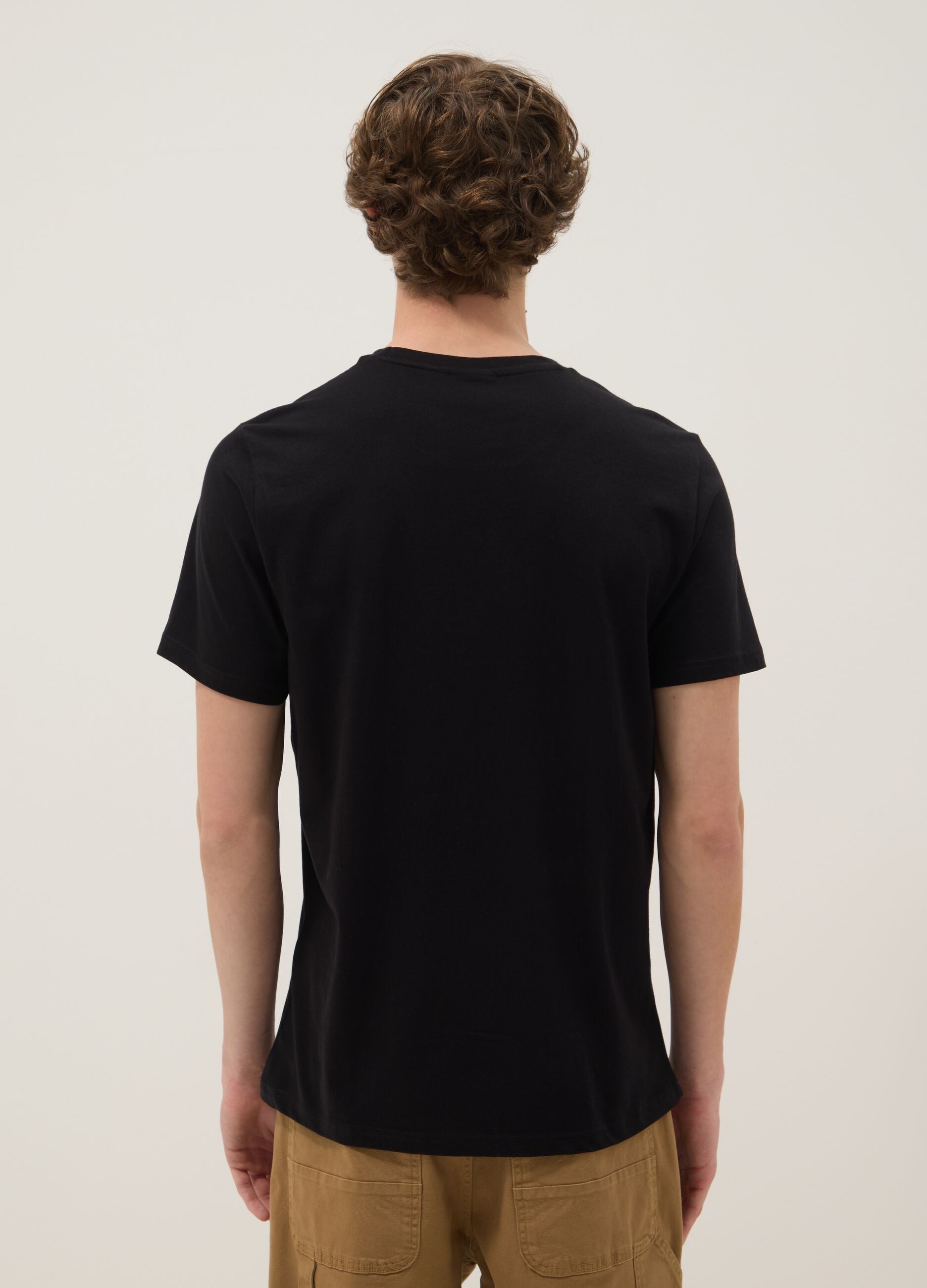 Black Hard Rock Cafe regular-fit pure cotton T-shirt